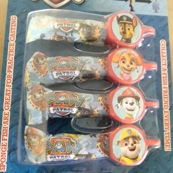 Kid Casters Paw Patrol Bait Pack Sponge Fish Training Lures/Casting Plugs - Picture 3 of 9